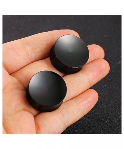 2PCS Simple Concave Ear Plugs Tunels Gauges for Stretched Ears, Hypoallergenic 316 Stainless Steel Gauges Plugs Tunnels for E...