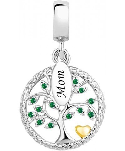 Sparkling Family Tree of Life Dangle Charm for Grandma Mom Family Pandora Bracelets Mom $7.79 Bracelets