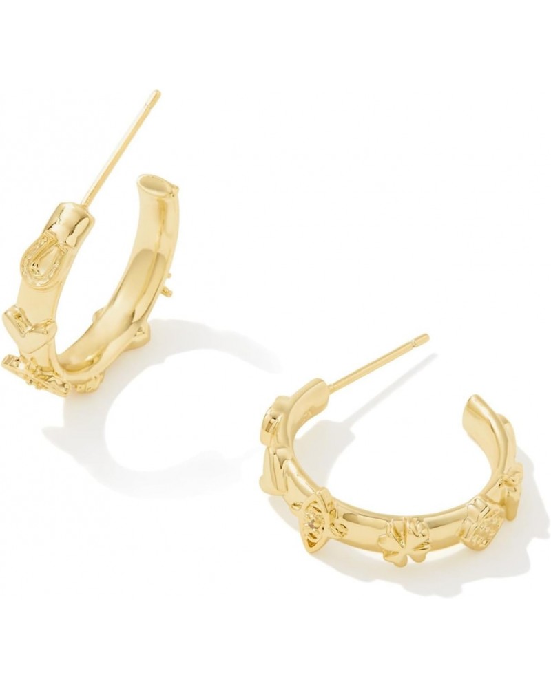 Women's Beatrix Small Hoop Earrings Gold One Size $23.03 Earrings