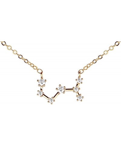 Gold Crystal Zodiac Necklace Constellation Jewelry Birthday Gift Sorority Sister Gift Scorpio $14.34 Necklaces