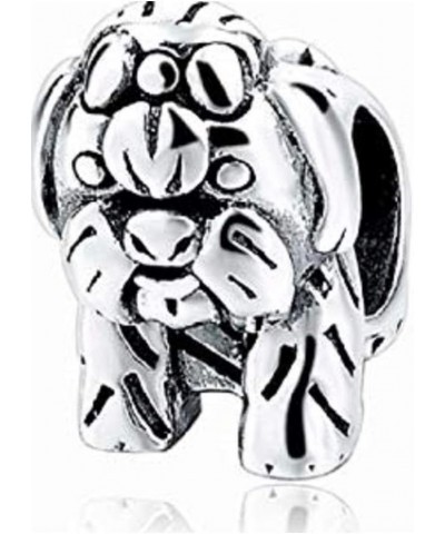 EVESCITY 925 Silver Gold Many Styles Beads for Charm Bracelets Best Jewelry Gifts for Women Her Girls Shih Tzu ShihTzu Dog $1...