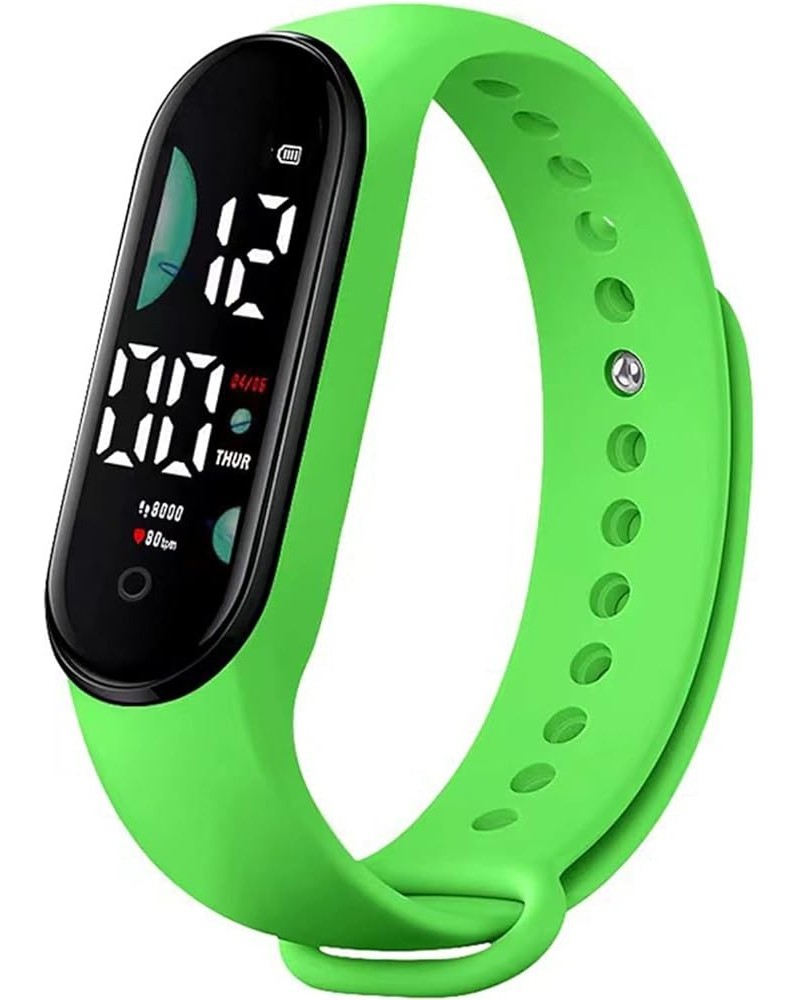 Sports Bracelet Accurate Timing Stylish Men Women Unisex Sports Bracelet Green $3.88 Bracelets