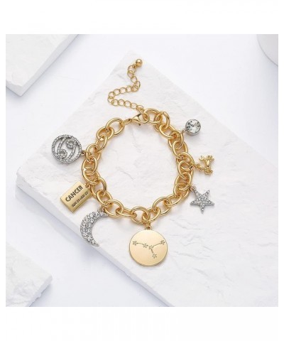 Personalization Collection Gold Plated Zodiac Constellation Symbol | Name Plate | Moon | Constellation | Star | Stone Charms ...