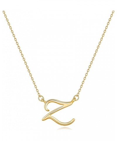 Cursive Initial Necklaces for Women Girls,18K Gold Filled Personalized Monogram Name Letter Necklace Jewelry Gifts Z $8.31 Ne...