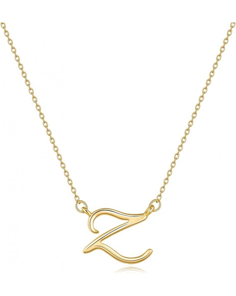 Cursive Initial Necklaces for Women Girls,18K Gold Filled Personalized Monogram Name Letter Necklace Jewelry Gifts Z $8.31 Ne...