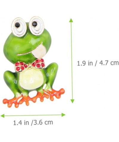 8 Pcs Frog Brooch Clothes Pin Enamel Pin Mochilas Para Mujeres Frog Pin Pin Backpack for Women Brooches 4x3.6CMx4pcs Assorted...