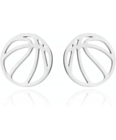 Volleyball Earrings - Football Earrings for Women/Men, Soccer, Baseball, Ice Skating, Hockey Earrings - Stainless Steel Earri...