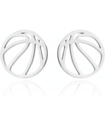 Volleyball Earrings - Football Earrings for Women/Men, Soccer, Baseball, Ice Skating, Hockey Earrings - Stainless Steel Earri...