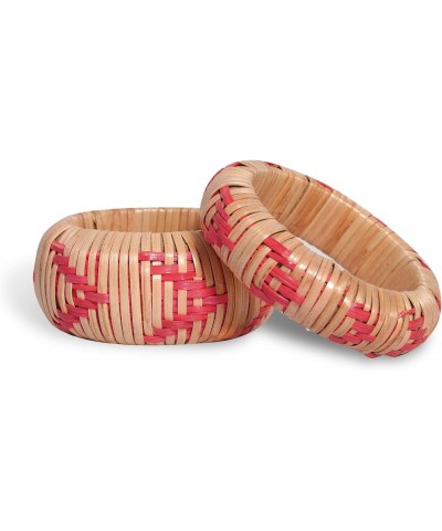 Veracious Blaze - Hand Woven Cane Rattan Bracelets in Arrow Head Design for Women $22.54 Bracelets