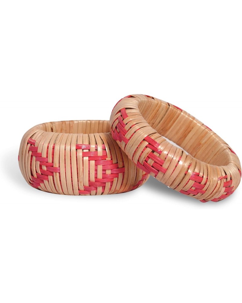 Veracious Blaze - Hand Woven Cane Rattan Bracelets in Arrow Head Design for Women $22.54 Bracelets