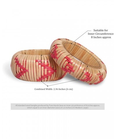 Veracious Blaze - Hand Woven Cane Rattan Bracelets in Arrow Head Design for Women $22.54 Bracelets