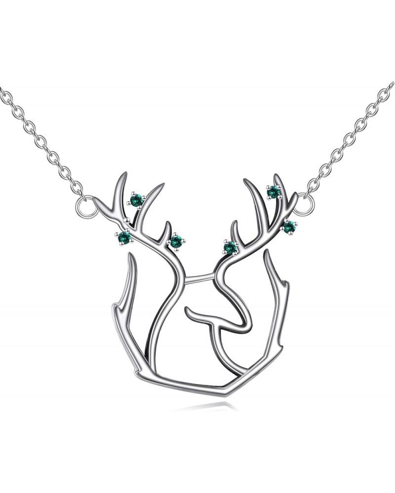 AXELUNA Sterling Silver Clearance Necklace Jewelry Gifts for Women Girls Men 27-deer $14.81 Necklaces