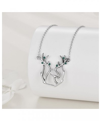 AXELUNA Sterling Silver Clearance Necklace Jewelry Gifts for Women Girls Men 27-deer $14.81 Necklaces