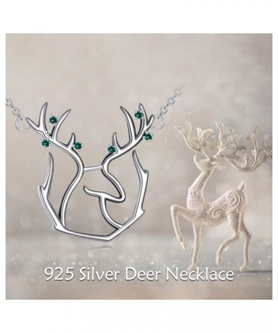 AXELUNA Sterling Silver Clearance Necklace Jewelry Gifts for Women Girls Men 27-deer $14.81 Necklaces