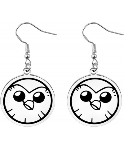 Owl House Fan Gift Hooty Keychain I Will Be Haunted by My Actions Forever Earrings $10.73 Earrings