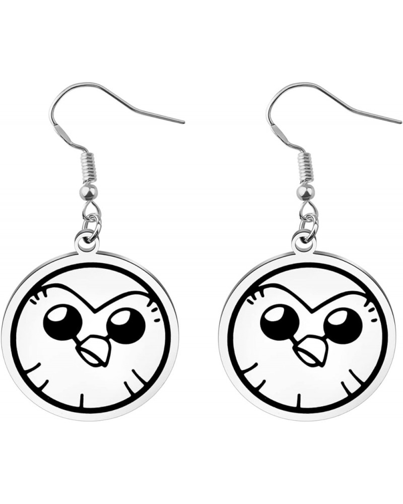 Owl House Fan Gift Hooty Keychain I Will Be Haunted by My Actions Forever Earrings $10.73 Earrings