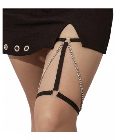 Leg Garter Belt Sexy Thigh Chains Body Chain Bikini Thigh Jewelry Party Beach Body Jewelry for Women and Girls (Silver) color...