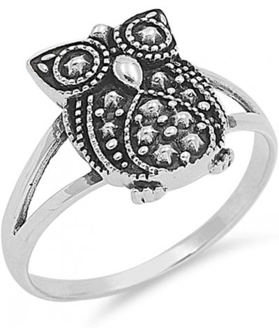 Vintage Owl Wholesale Bali Ring New .925 Sterling Silver Band Sizes 3-12 $9.82 Rings