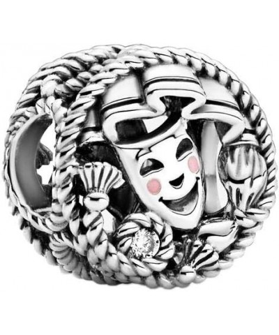 Bellestory Comedy & Tragedy Drama Masks Charm Authentic 925 Sterling Silver Theatre Bead for Women European Bracelet Necklace...