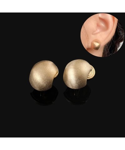 All Day Use Pain-Free Non Pierced Earring, Light Weight Design Earring for without Piercing Women and Girls Ears M01-Gold $11...