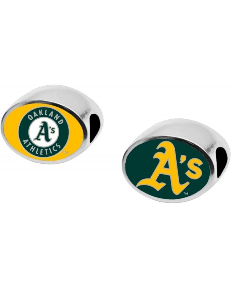 MLB Bead Fits Pandora Style Bracelets Oakland Athletics $18.85 Bracelets