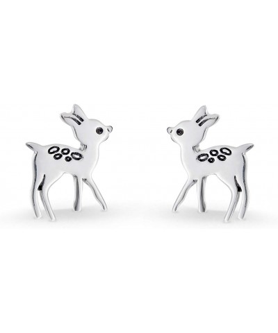 Jewelry Sterling Silver Deer Fawn Stud Earrings $12.22 Earrings