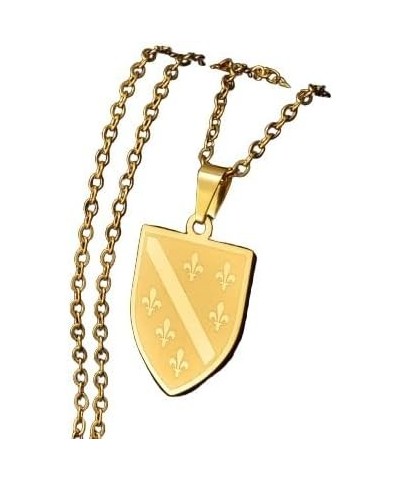 VUTRIEU2K Bosnians Pendant Necklaces Gold Color Silver Color Charm Bosna Jewelry Length: 60cm or 23.6 Inches Style 5 $8.75 Ne...