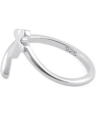 Sterling Silver wrap Around Passion Cross Paddle Ring (Size 4-13) $8.78 Rings