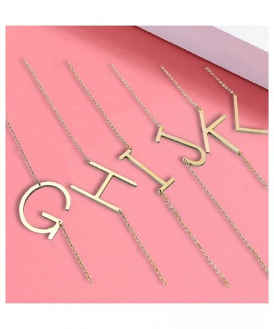 Initial Letters Necklace Initial Pendant Women Letters Necklaces for Women Gift A-Z Name Pendant Necklace from A-Z W $4.79 Ne...