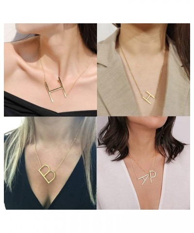 Initial Letters Necklace Initial Pendant Women Letters Necklaces for Women Gift A-Z Name Pendant Necklace from A-Z W $4.79 Ne...