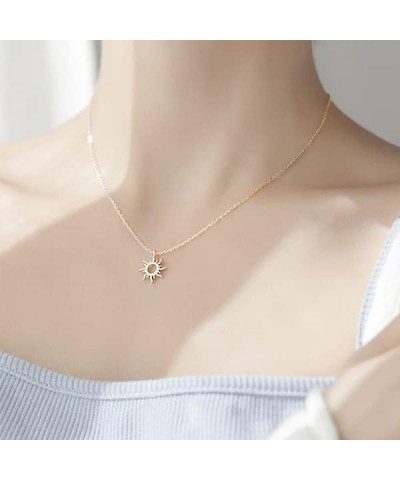 Simple Gold Necklace Cute Tiny 14k Gold Plated Choker Necklaces Hollow Necklace for Women Dainty Gold Necklaces Minimalist Tr...