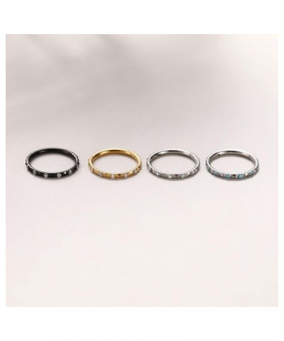 18G 16G 316L Surgical Steel Hinged Nose Rings Hoop Seamless Piercing Rings for Nose Conch Septum Cartilage Helix Tragus Rook ...