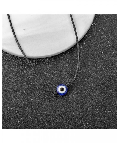 Evil Eye Anklet Bracelet for Women Men Teen Girls Boys Handmade Simple String Waterproof Ankle Bracelets for Women Minimalist...