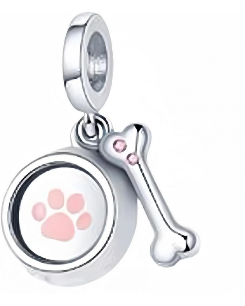 925 Sterling Silver Love Family Charms for Charms Bracelets Women Girls Valentine's Day Mother's Day Jewelry Gifts Dog Bones ...