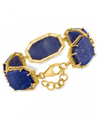 Lapis Bracelet in 18kt Gold Over Sterling. 7 inches $128.70 Bracelets