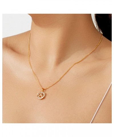 Gold Initial Necklaces for Women Girls Dainty Jewelry for Women 18k Plated Layered Letter Necklace R $8.39 Necklaces