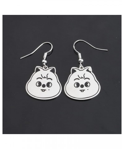 Stay Earrings Skz Member Gift Stay Merch Stay Fan Gift Stay Animal Charms Earrings Bear $10.02 Earrings