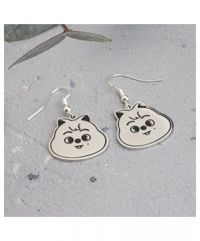 Stay Earrings Skz Member Gift Stay Merch Stay Fan Gift Stay Animal Charms Earrings Bear $10.02 Earrings