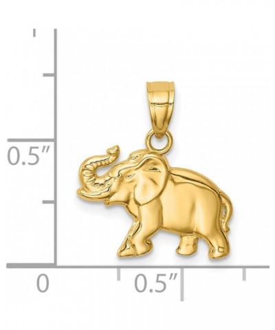 14k Yellow Gold Elephant Charm $65.10 Bracelets