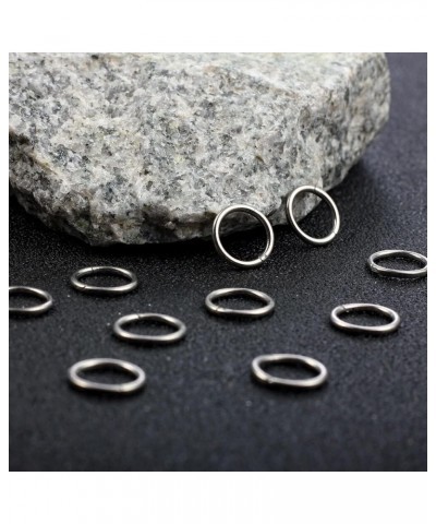 10 PCS 16G Seamless Septum Nose Piercing Rings Segment Tragus Hoop Rings 316 Stainless Steel Helix Ring Stack Clickers Ear Pl...