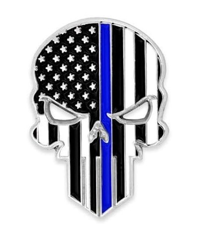 Thin Blue Line Lapel Pin 25 Pack Skull Police $30.47 Others