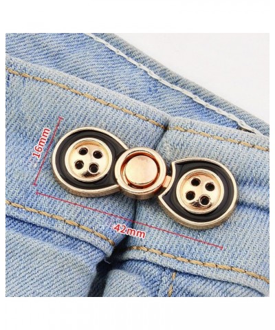 Retro Waist Adjustment Pins, Elegant Tightening Waistband Pin Brooches Anti-Exposure Brooches, Trendy Jeans Buckles Garment A...