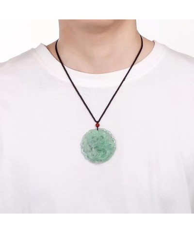 Zodiac Dragon Ice Jade Pendant Necklace, Exquisite Dragon Brand Design Necklace, Celebratory Lunar New Year Gift, Perfect for...