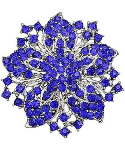 Wedding Bridal Big Crystal Rhinestone Bouquet Brooch Pin for Women (Champagne) Style a: 3pcs Blue brooches Set $6.59 Brooches...