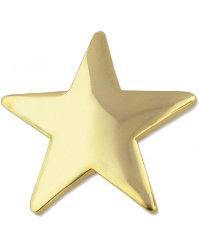 PinMart's Classic Shiny Gold 5 Point Star Military Recognition Lapel Pin 25 Pack $7.69 Brooches & Pins