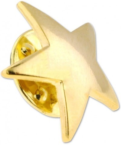 PinMart's Classic Shiny Gold 5 Point Star Military Recognition Lapel Pin 25 Pack $7.69 Brooches & Pins