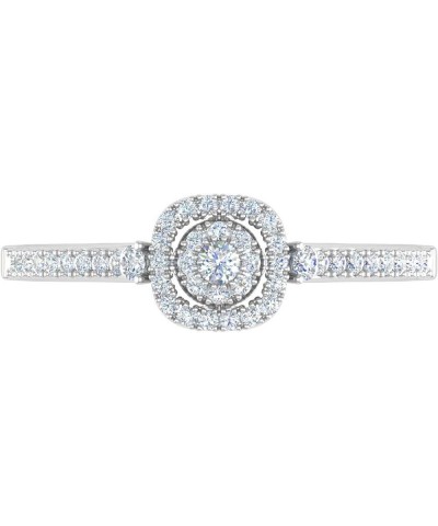 1/4 Carat Diamond Engagement Rings in 10K Solid Gold White Gold $78.37 Rings