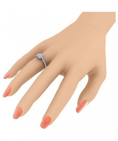 1/4 Carat Diamond Engagement Rings in 10K Solid Gold White Gold $78.37 Rings