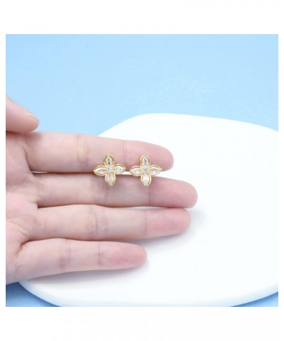 Sparkly Clip on Stud Earrings for Girls Women, Clear Cubic Zirconia Non-Pierced Earrings $8.84 Earrings