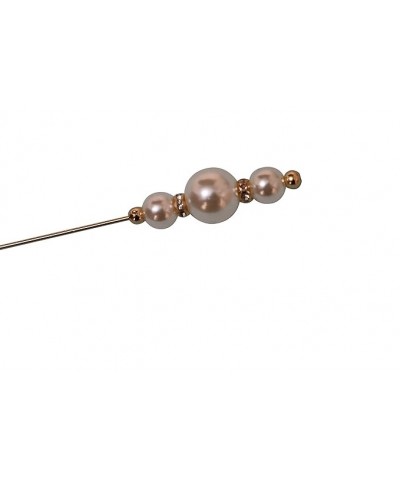 Hat Pins - with Pearl – Elegant Hair Pin – Stick Pin/suit pin for men/women (2 pins) 2 Count (Pack of 1) $8.83 Brooches & Pins